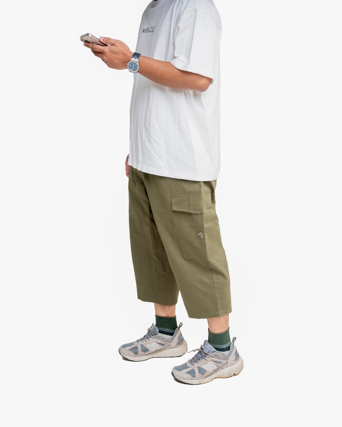 Triquix 3/4 Three-Quarter Length Cargo Pants